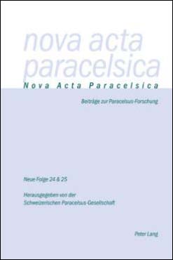 Nove Acta Paracelsica Neue Folge